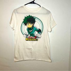 My Hero Academia || White ||  Small T-shirt